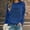 Blue, variant on Women Oversize Long Sleeve Crewneck Sweatshirts Letter Printed Lightweight Loose Sweatshirts Blouse Top Athlete Wear Women Sweatshirt Hoodies Women All Womens Pants Suit Cute Long Shirt Comfy Womens