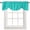 Turquoise, variant on Fsddascl Turquoise Tie Up Valance Curtains for Windows, Kitchen Curtains Window Treatments, Modern Pure Turquoise Short Window Shades Valances for Bedroom Bathroom Cafe 54"x18"