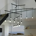 thumbnail image 7 of Sonneman S1d36k-Jr18xx12 Suspenders Led 4-Tier Tri-Bar Multi Light Pendant - Black, 7 of 7