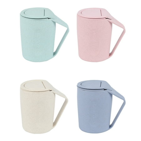 

4 Sets Multipurpose Toothbrush Cups Practical Tooth Brush Mugs Simple Tea Cups