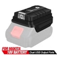 thumbnail image 2 of MesaSe USB Adapter USB Power Charger USB Mobile Phone Charger 18V Power Bank Compatible with18V Battery, 2 of 11