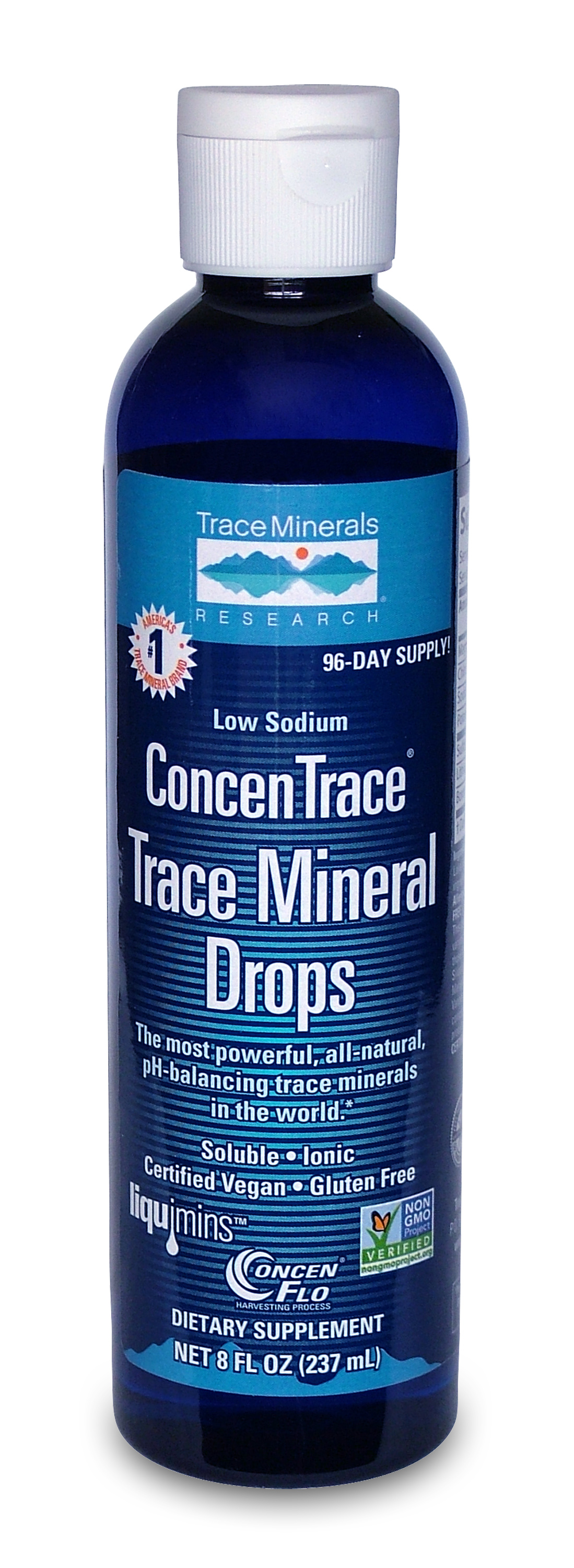 Trace Minerals ConcenTrace Trace Mineral Drops 8 oz (2Pack) Trace Minerals