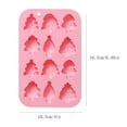 thumbnail image 5 of 12 Christmas Tree Silicone Mold – Wreath Mold for Chocolate, Cookies, Ice Cubes, Jelly, Donut Ice, DIY Holiday Crafts & Party Treats, 5 of 5