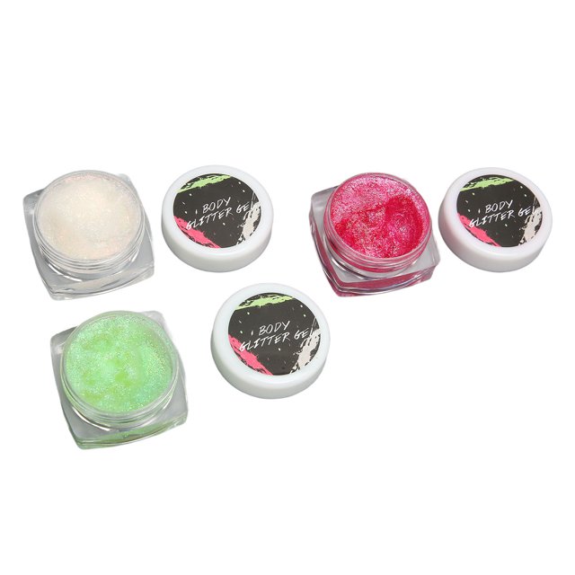 Glitter Eyeshadow Body Glitter Gel Multipurpose Safe 3 Bottles 3 Colours Colour Changing For Eyes For Lips For Face ANGGREK Otros