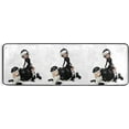 thumbnail image 5 of Dreamtimes Santa Black Girl Hallway Runner Rug 2'x6' Kitchen Rug with Rubber Backing Funny Non Slip Entryway Rug Runner Washable Soft Area Rug for Hallway Bedroom Kitchen Decor, 5 of 6