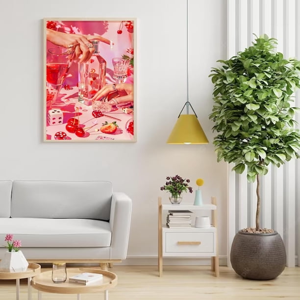 DangHui Chats colorés, peinture par numéros, bricolage adultes et enfants, kit de peinture à l'huile sur toile, comprenant des pinceaux et des peintures acryliques, peint sans cadre 40 * 50 cm