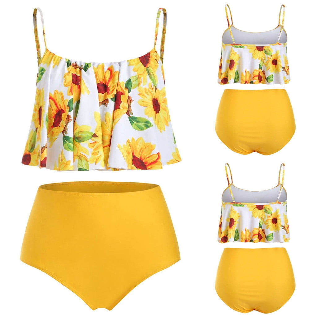 sunflower tankini set