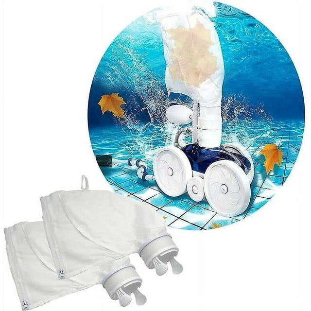 2 Pack Pool Cleaning Bag with Replacement Filter for Polaris 280/480,T-Audace
