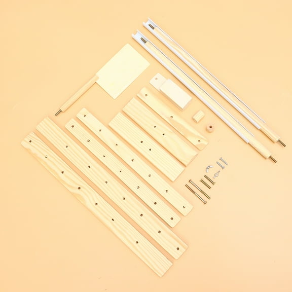 Soimiss Adjustable Embroidery Hoop Stand Cross Stitch Holder Frame Khaki 1Set