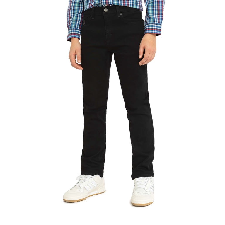 U.S. Polo Assn. Boys Straight Knit Denim Jeans, Sizes 4-18 photo 1