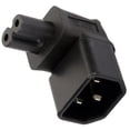 thumbnail image 4 of Adaptador IEC 320 Enchufe de 3 clavijas, C14 a Enchufe Cloverleaf Adaptador de corriente Micky C7, 40 Hugo Adaptador IEC320 C14 a C7, 4 of 10
