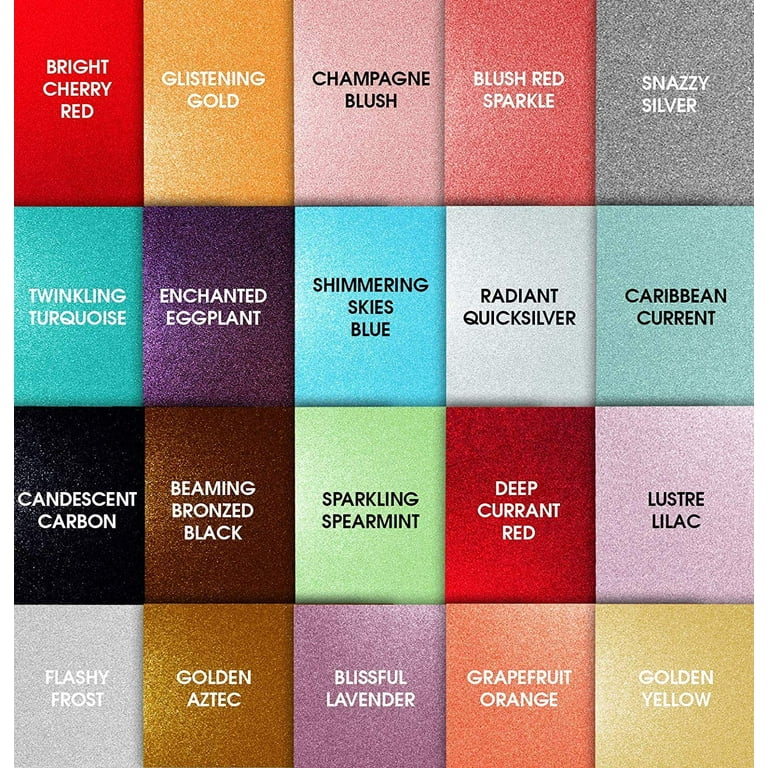 Kassa Permanent Adhesive Vinyl: 10 Colors (60 Sheets, 12” x 12