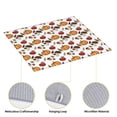 thumbnail image 4 of Vsdgher Maple leaf nut Mushroom Print Dish Drying Mat, Kitchen Counter Mat, Dish Drying Pad for Dishes, Utensils, Pots and Pans,16" x 18", 4 of 8