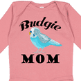 thumbnail image 4 of Inktastic Budgie Mom Parakeet Budgerigar Bird Girls Long Sleeve Baby Bodysuit, 4 of 5