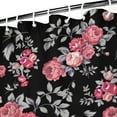 thumbnail image 4 of Waterproof Pioneer Shower Curtain 72x84 Inch Polyester Unique Cute Floral Shower Curtain for Bathroom Hotel Home Decor with 12 Plastic Hooks, 4 of 5