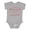 AC-Heather Grey, variant on Future Cheerleader Girls Cute Girls Baby Bodysuit