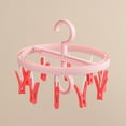 thumbnail image 1 of Foldable Hanger with Clips Non-slip Laundry Hangers for Household Accessories(3#), 1 of 10