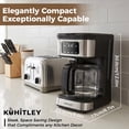 thumbnail image 6 of Kuhitley 12 Cup Drip Coffee Maker, 950W Automatic Coffee Machine with Programmable Timer, Strong Brew, 2-Hour Keep Warm & Auto Shut Off, 1.8L for Home Kitchen Daily Use,Black，CM-135ES2, 6 of 11