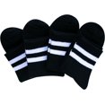 thumbnail image 4 of CoCoMangos Retro Striped Athletic Socks for Women Casual Cotton Ankle Socks Women 4 Pairs, 4 of 7