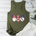 thumbnail image 3 of Midsumdr Going out Tops for Women 2025 Independence Day Casual Sleeveless Round Neck Tank Tops American Flag Printed 4th of July Breathable Cool Tops Versatile Tank Tops, 3 of 4