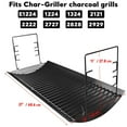 thumbnail image 6 of 27 Inches Ash Pan/Drip Pan for Chargriller 1224, 1324, 2121, 2222, 2727, 2828, 2929 Charcoal Grills, Charbroil 17302056 Grill Grates Replacement Part with 2pcs Fire Grate Hanger, 6 of 7