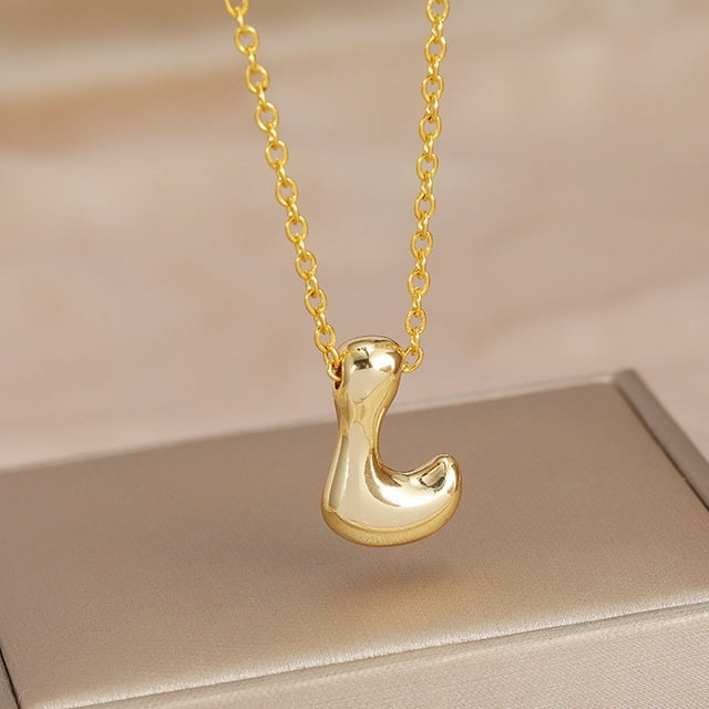Collar para Mamá,Collar de Letra Inicial de Oro Joyería de Aleación Personalizada para Ella,Regalo para el Aniversario Del Cumpleaños de la Madre,Collar Inicial de Oro,,