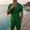 Green, variant on Men Lightweight Slim Suit Shorts Set Summer Beach Party Short Sleeve Blazer & Short Pants Set Casual Textured Tuxedo Shorts Set 2pcs Khaki