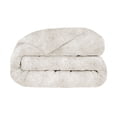thumbnail image 3 of 100% French Linen Duvet Cover - King/Cal King - Cream & Putty Floral | BOKSER HOME, 3 of 5
