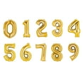 thumbnail image 2 of Efavormart 40" Shiny Metallic Gold Mylar Foil Helium/Air Number and Letter Balloons, 2 of 9