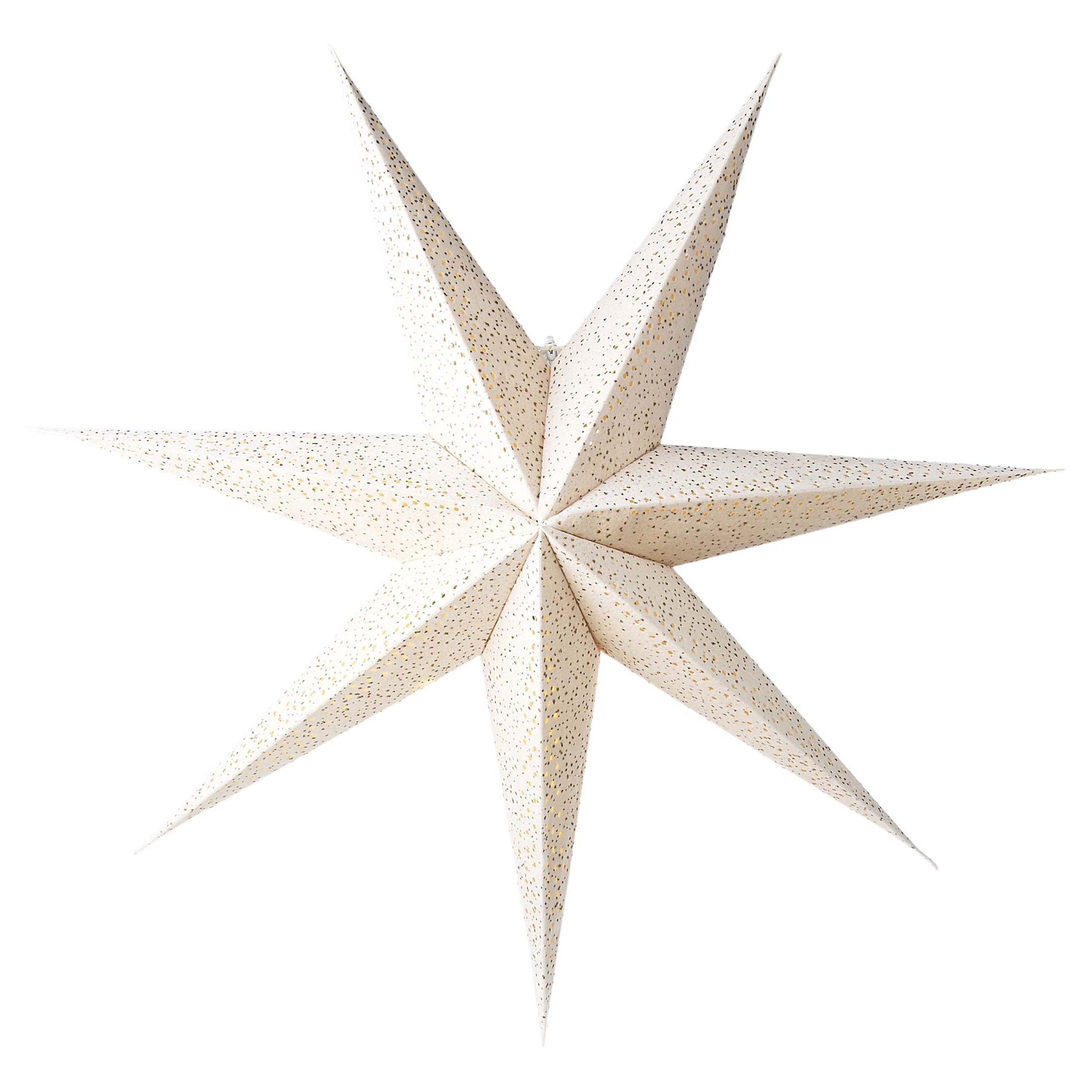 Paper Star Christmas Hanging Decoration, White, 29", by Holiday Time