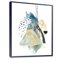 thumbnail image 3 of Designart 'Mountain Moon With Gouache Of Abstract Landscape' Modern Framed Canvas Wall Art Print, 3 of 4