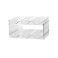 thumbnail image 1 of Portabotellas de Múltiples Capas Práctico Organizador Universal Transparente Estante de Almacenamiento Soporte de Exhibición para Refrigerador Congela 2 niveles Macarena Estante de almacenamiento de bebidas, 1 of 8