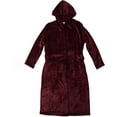 thumbnail image 3 of essie Womens Hooded Plush Robe - Bathrobe Soft Warm Cozy, 3 of 4