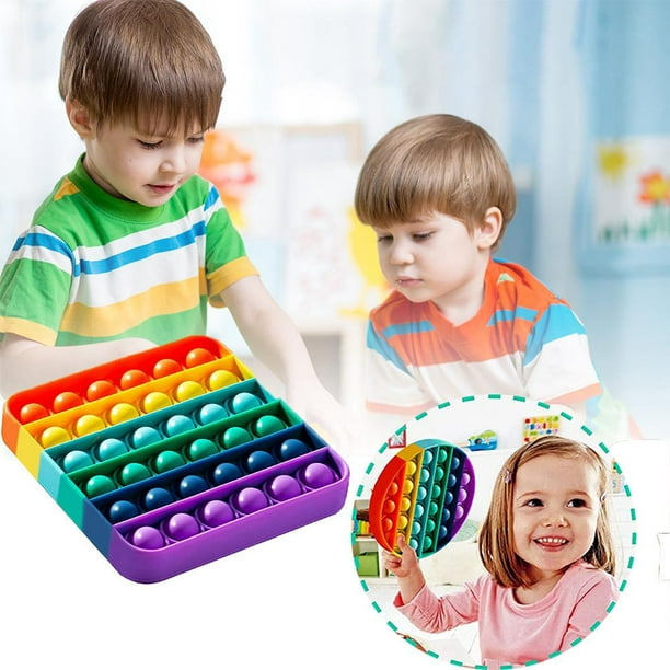 Popit Pop Fidget Toy Push Bubble Sensory Stress Relief Kids Family