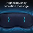 thumbnail image 2 of Masajeador de ojos con vibración y calor, máscara masajeadora de luz bloqueadora para hombres y mujeres, máscara de ojos con copa contorneada 3D, temporizador de 15 minutos, máscara de ojos, 2 of 5