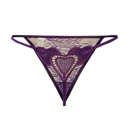 Yuhangmm Women Underwear Briefs Hollow Out Thong Transparent Underpants Lingerie Girls G String Sexy Body Stockings Lingerie