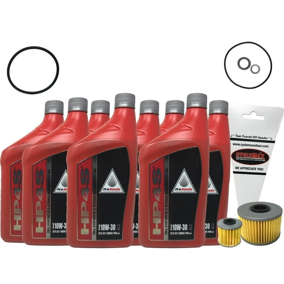 Cyclemax Full Synthetic Oil Change Kit for 2016-2022 Honda Pioneer 1000