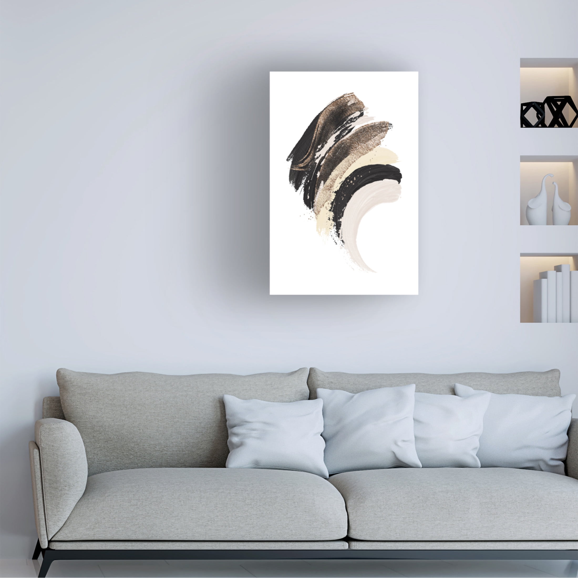 Trademark Fine Art Sally Ann Moss Dramatic Dreams 1 Canvas Wall Art