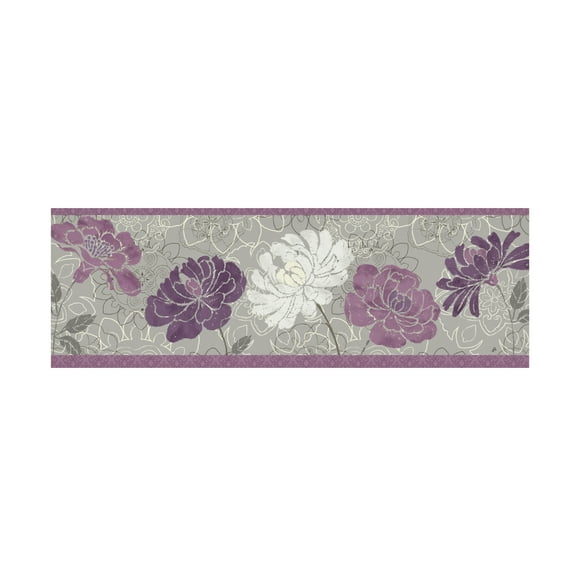 Daphne Brissonnet 'Morning Tones Purple III' Canvas Art