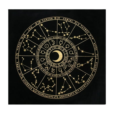 

BESTHUA Divination Pendulum Tablecloth Magic Altar Table Cloth for Game