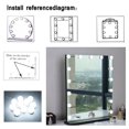 thumbnail image 5 of 10 LED Dimmable Mirror Lights Kit USB Lamp Vanity Bulbs Style Make Up, 5 of 7