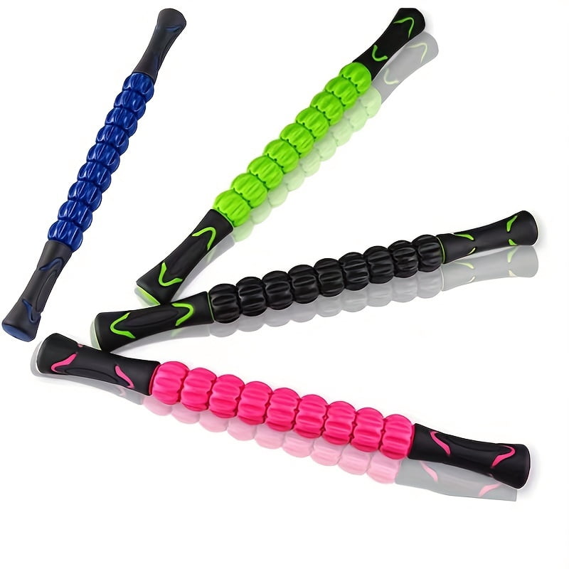 1pc Muscle Fascia Release Muscle Roller Stick for Athletes - Reduces Soreness, Tightness and Pain - Ideal Choice for Physical Relax and Recovery-Green