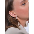 thumbnail image 7 of Elli by Julie & Grace Feather Crystal Earring 925 Silver For Women, 7 of 7