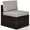 Gray, variant on Afuera Living Coastal Wicker Armless Patio Chair in Brown and Gary