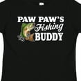 thumbnail image 4 of Inktastic Paw Paw's Fishing Buddy with White Text Boys Toddler T-Shirt, 4 of 5