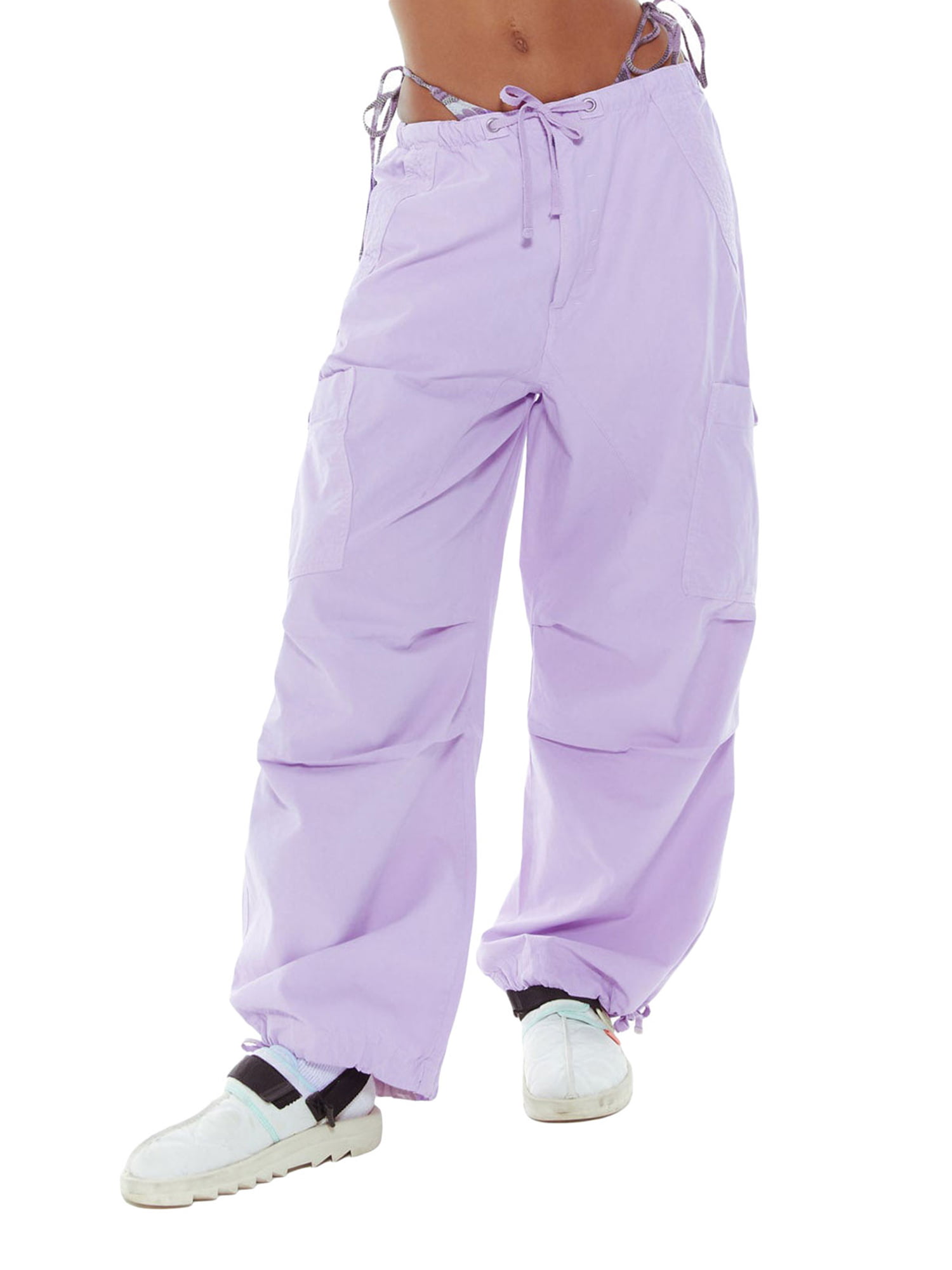 Zara Baggy Pants lilac casual look Fashion Trousers Baggy Pants 