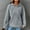 Gray, variant on Turilly Women Winter Tops Soft and Cozy Women's Solid Raglan Sweater Hooded Sweater Long Sleeve Top Sweater