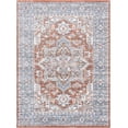 thumbnail image 2 of Hauteloom Ember Living Room, Bedroom Machine Washable Area Rug - Multi, Gray - 6'7"-Round, 2 of 19