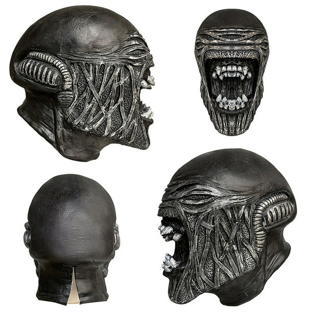 Predator Alien vs. Pelicula de mascara de depredador que rodea el casco de mascara de latex cosplay mascara de halloween decoracion de halloween mascara de perro alienigena Bodega Aurrera en linea