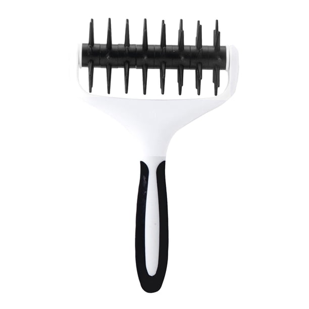 Rodillo para pizza, rodillo perforador de masa, pasadores para perforar agujeros, pasador para hacer agujeros negro